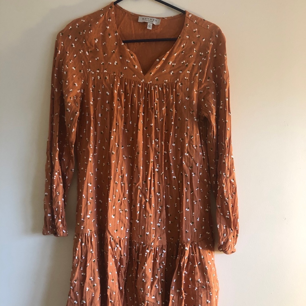 Rust Colored Short Hayden Prairie Dress